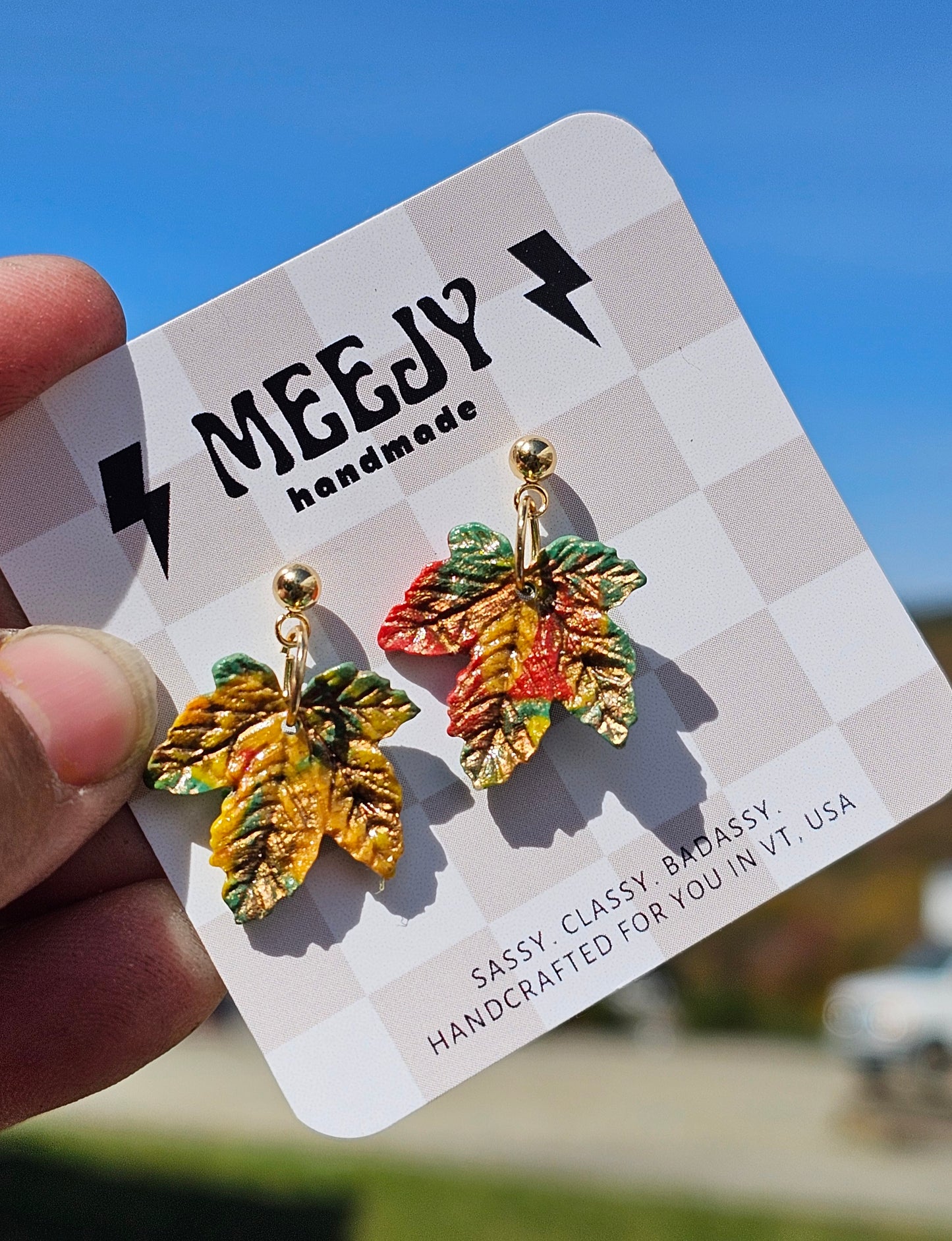 Autumn maple leaves