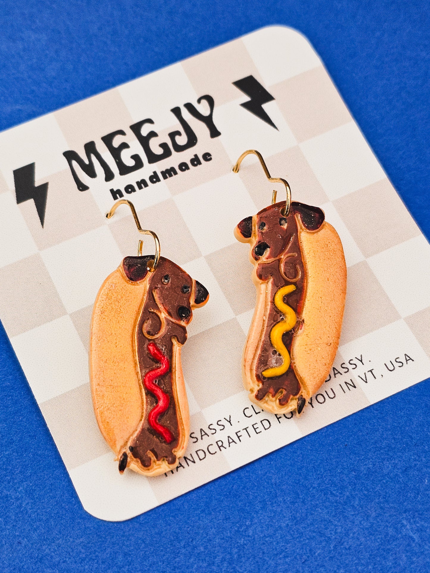Hot Diggity Dog Earrings