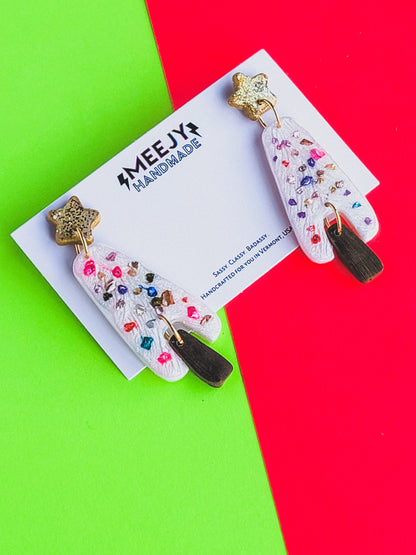 white christmas tree dangles