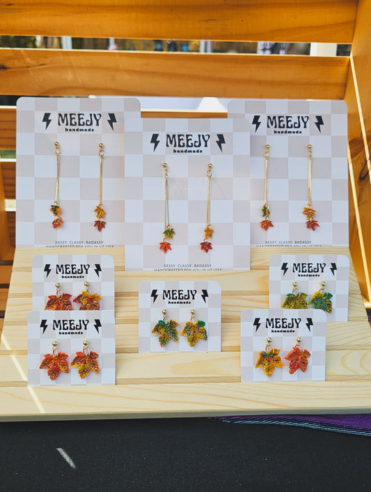 Autumn maple leaves