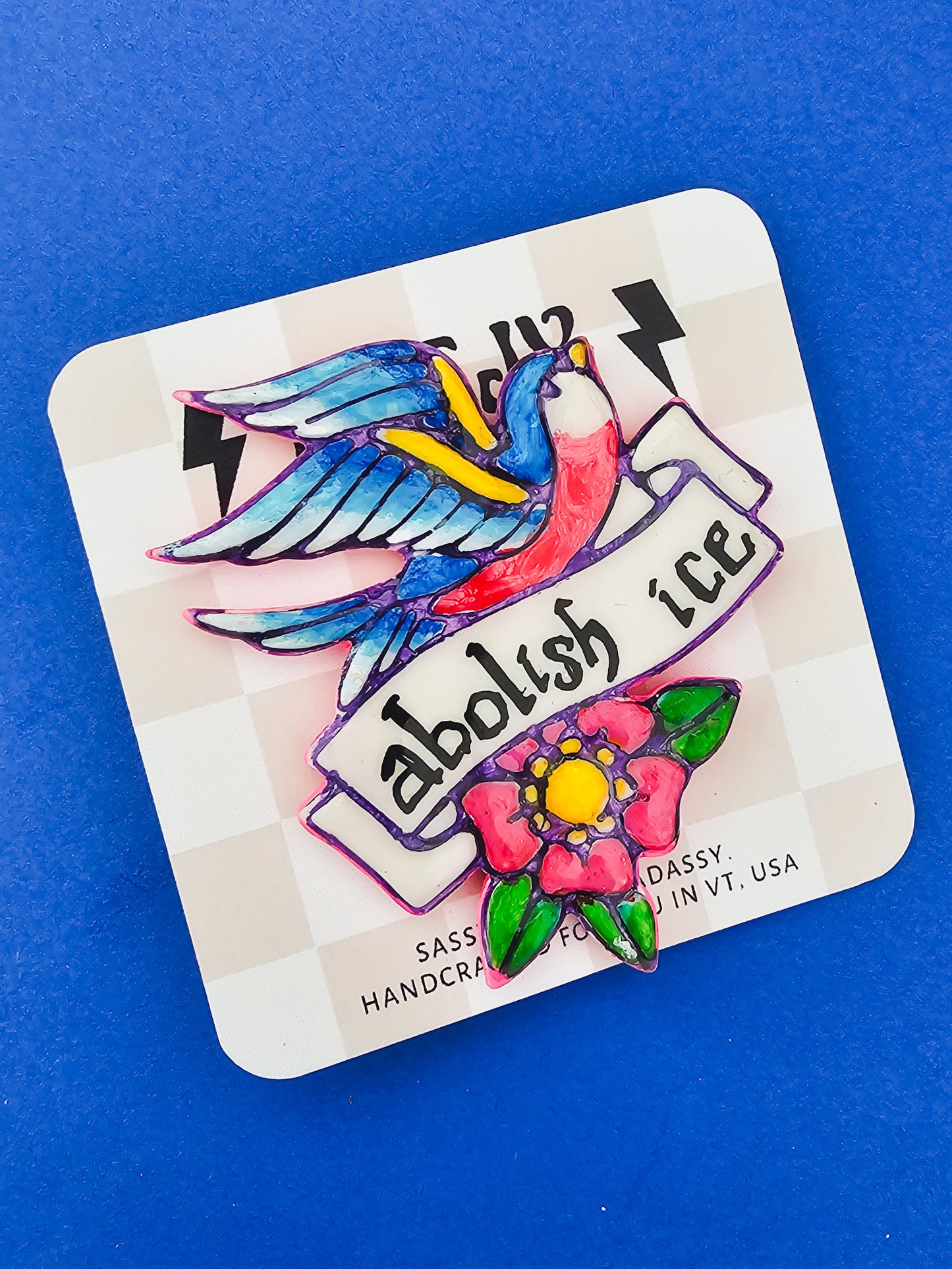Abolish Ice Pin