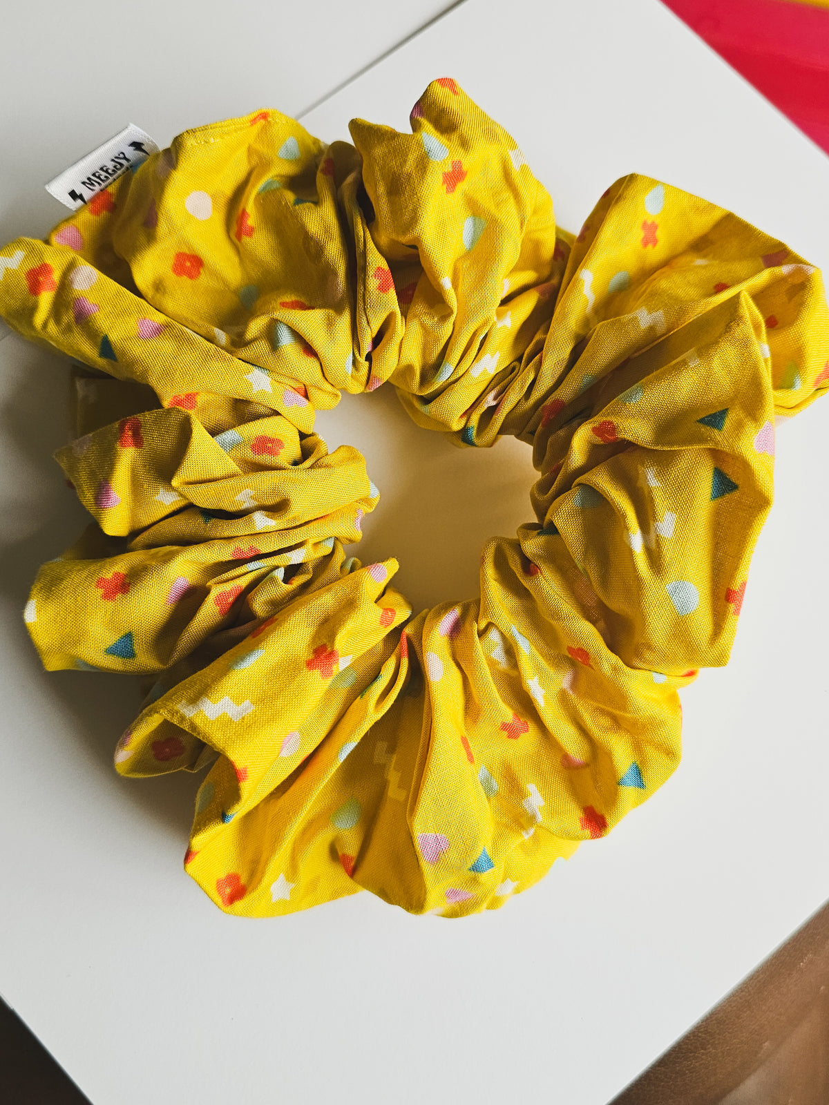 Cotton Jumbo scrunchie