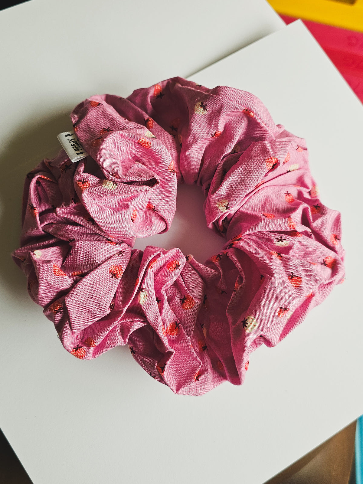 Cotton Jumbo scrunchie