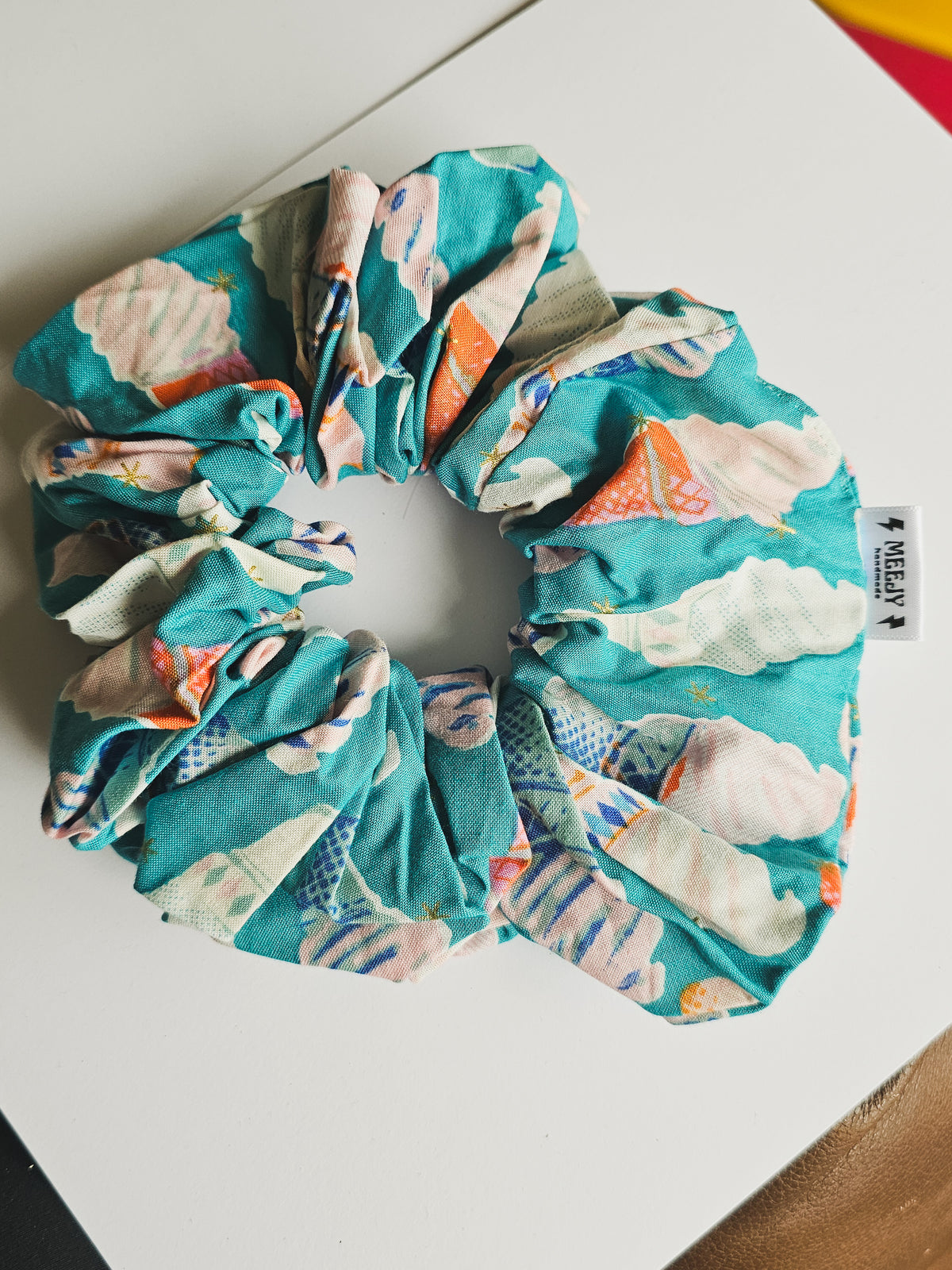 Cotton Jumbo scrunchie
