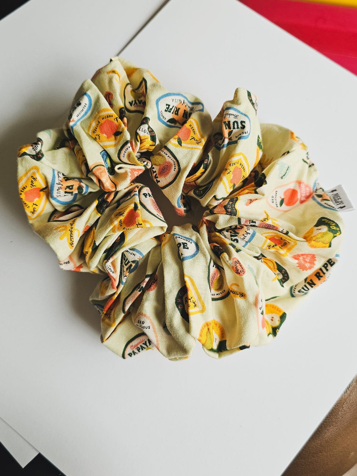Cotton Jumbo scrunchie